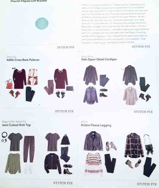 Stitch Fix Review Look Book