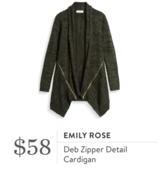 Stitch Fix Review Emily Rose Zipper Sweater