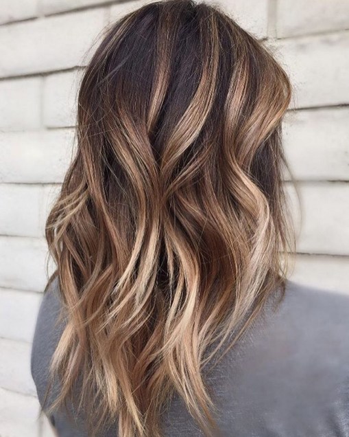 Bronde Balayage Hair Color Idea 