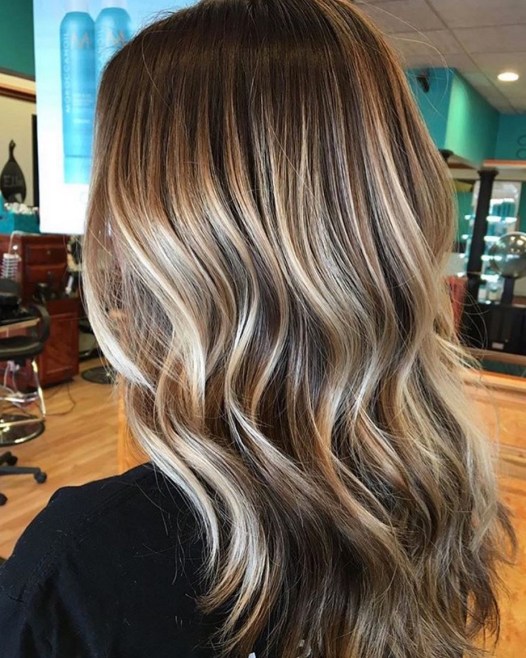 Fall Bronde Balayage Hair Color Idea 