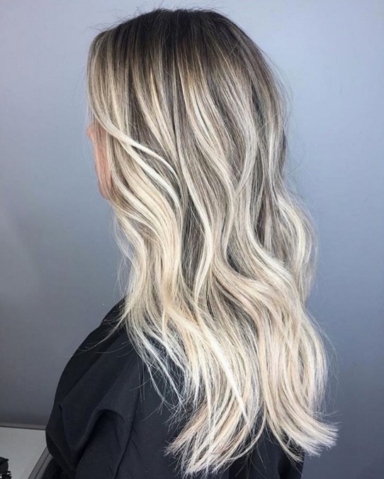 Blonde Balayage Hair Color Idea 