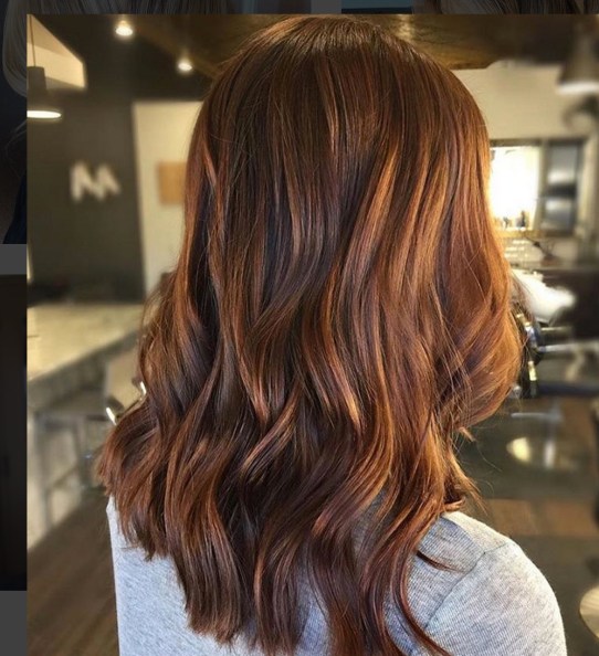 Brunette Balayage Hair Color Idea 