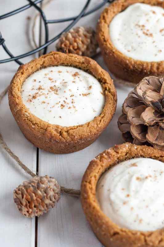 Easy Cookie Exchange Recipes: Gingerbread Eggnog Cookie Cups