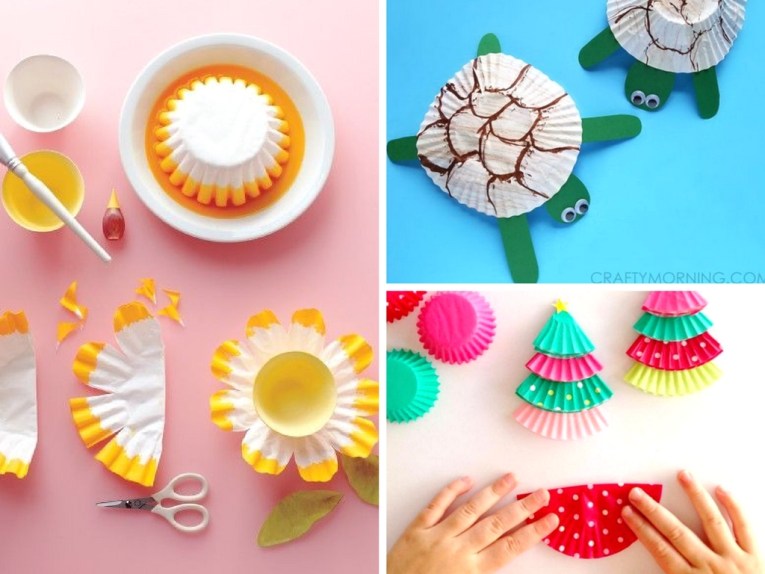 11 Cupcake Liner Crafts That Make Perfect Boredom Busters