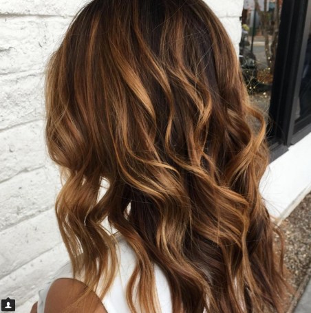 Dimensional Brunette Balayage Hair Color Idea