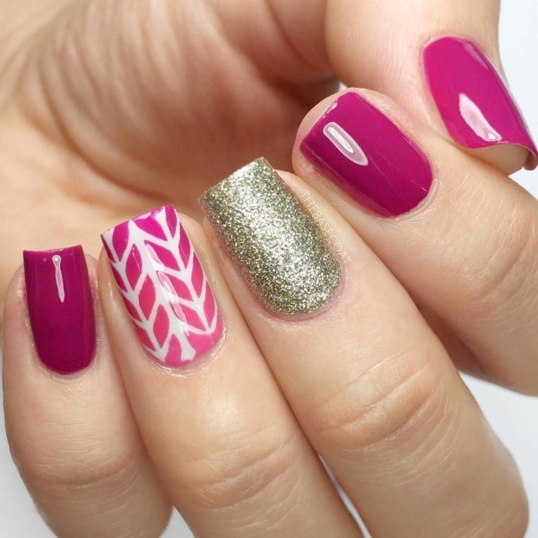 Gel Nail Designs and More: Girly Cute Nail Art by BaseCoat