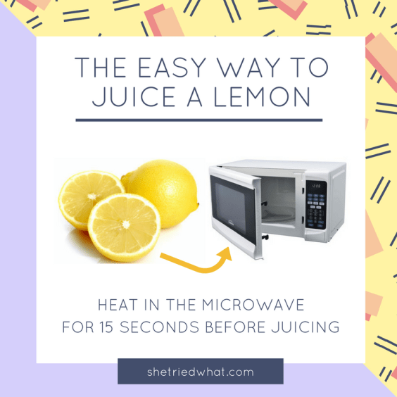 Kitchen Hacks: How to Juice a Lemon the Easy Way