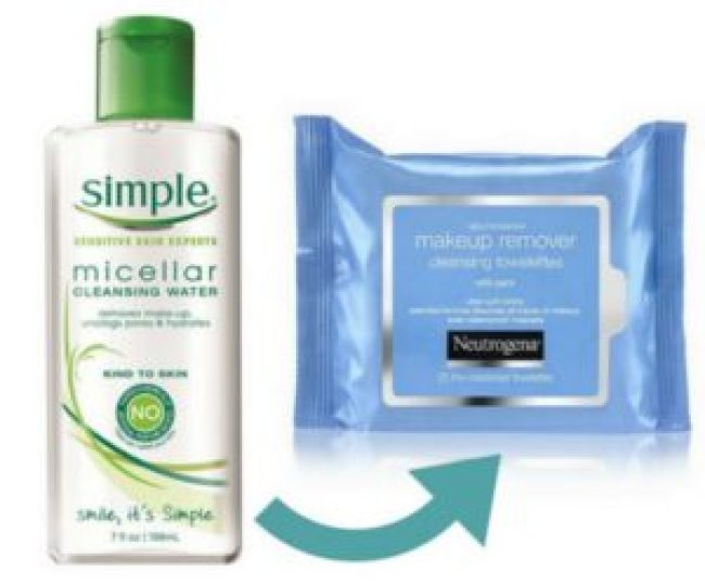 Makeup tips: refresh dry face wipes with micellar water