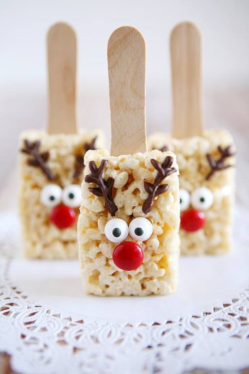 Easy Cookie Exchange Recipes: Reindeer Rice Krispies