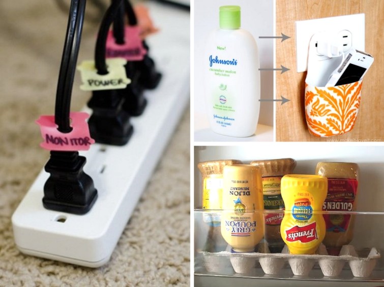 15 Organization Hacks Using Upcycled Everyday Objects