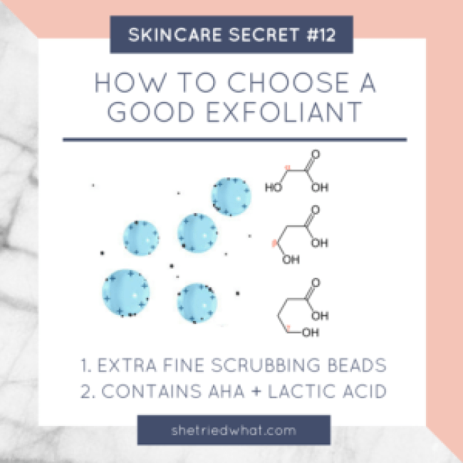 Top Skin Secrets: How to Choose a Good Exfoliant